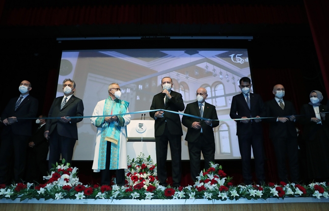 Cumhurbaşkanı Erdoğan, RTEÜ'de 2 Fakültenin Ek Binasının Açılışını  6