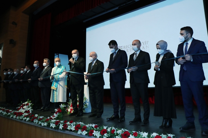 Cumhurbaşkanı Erdoğan, RTEÜ'de 2 Fakültenin Ek Binasının Açılışını  7