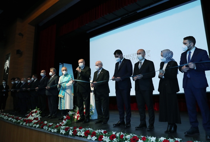 Cumhurbaşkanı Erdoğan, RTEÜ'de 2 Fakültenin Ek Binasının Açılışını  8