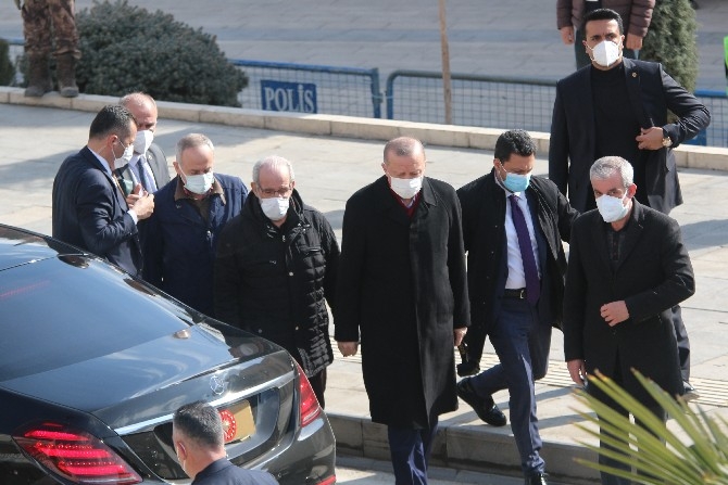 Cumhurbaşkanı Erdoğan, Hafız Nazırlı'nın cenaze namazına katıldı 12