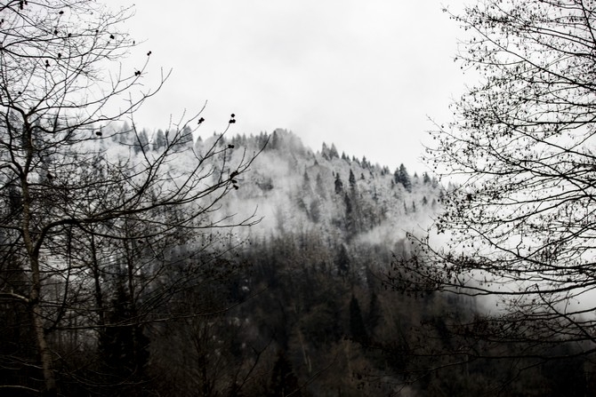 Kaçkar Dağları'nda sis ve kar yağışı 4