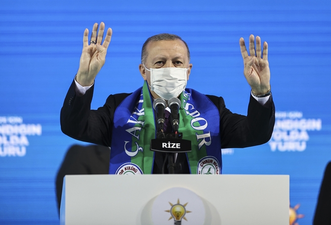 Cumhurbaşkanı Erdoğan AK Parti Rize İl Kongresi'ne Katıldı 1