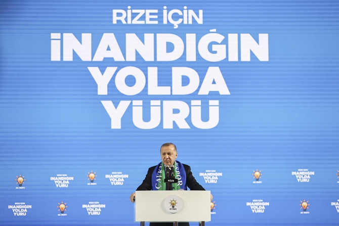 Cumhurbaşkanı Erdoğan AK Parti Rize İl Kongresi'ne Katıldı 10