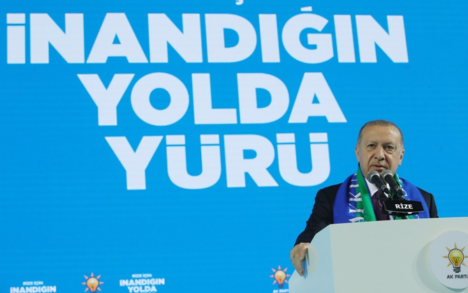 Cumhurbaşkanı Erdoğan AK Parti Rize İl Kongresi'ne Katıldı 12