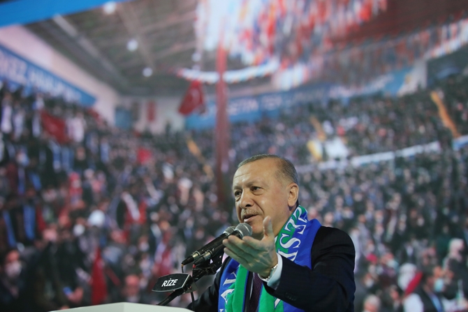 Cumhurbaşkanı Erdoğan AK Parti Rize İl Kongresi'ne Katıldı 14