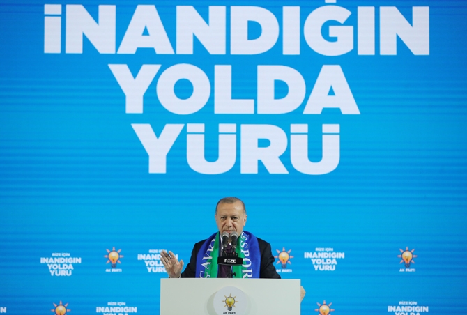 Cumhurbaşkanı Erdoğan AK Parti Rize İl Kongresi'ne Katıldı 15