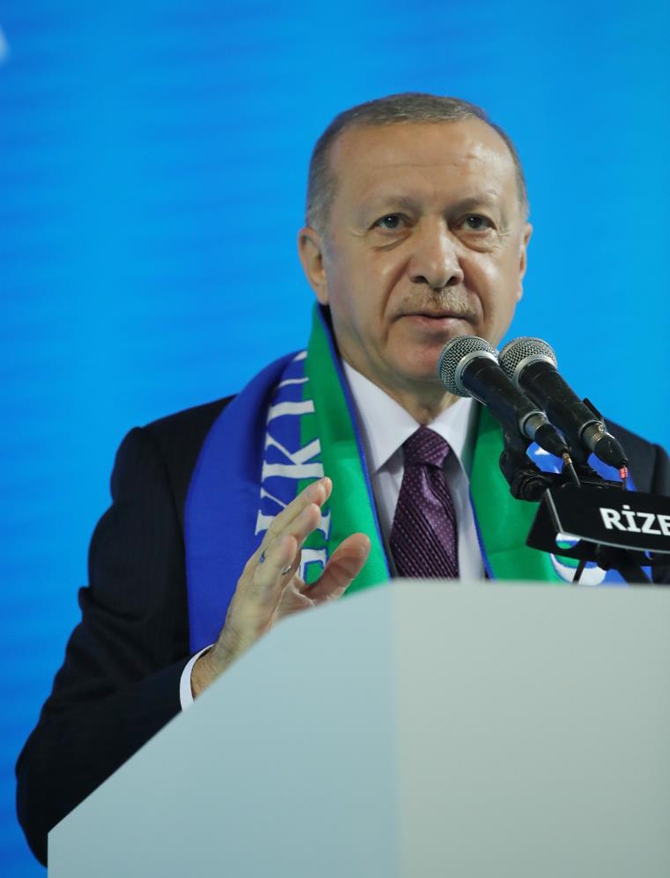 Cumhurbaşkanı Erdoğan AK Parti Rize İl Kongresi'ne Katıldı 23