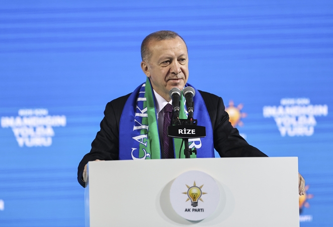 Cumhurbaşkanı Erdoğan AK Parti Rize İl Kongresi'ne Katıldı 3