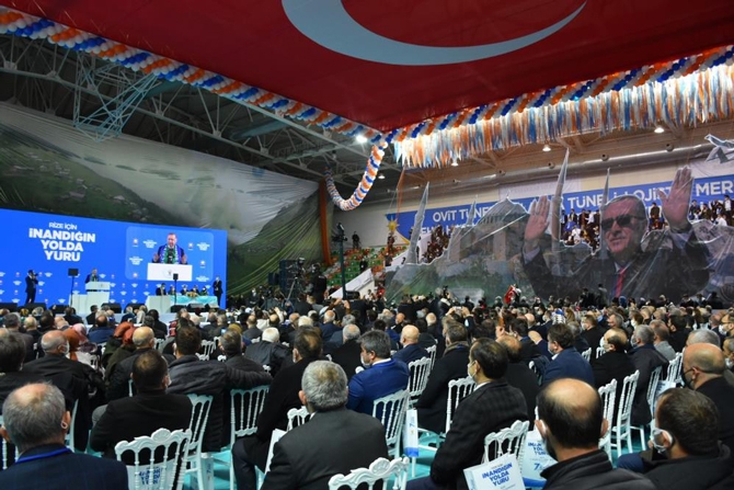 Cumhurbaşkanı Erdoğan AK Parti Rize İl Kongresi'ne Katıldı 32