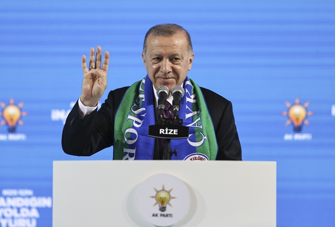 Cumhurbaşkanı Erdoğan AK Parti Rize İl Kongresi'ne Katıldı 38