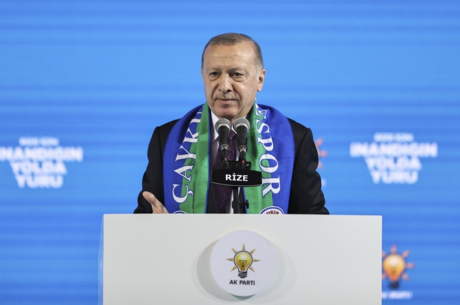Cumhurbaşkanı Erdoğan AK Parti Rize İl Kongresi'ne Katıldı 42