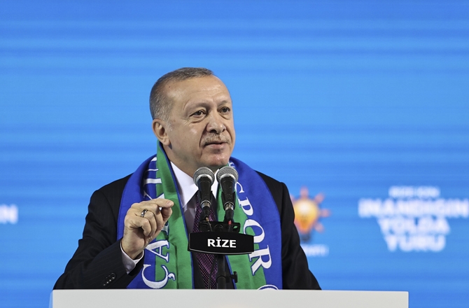 Cumhurbaşkanı Erdoğan AK Parti Rize İl Kongresi'ne Katıldı 43