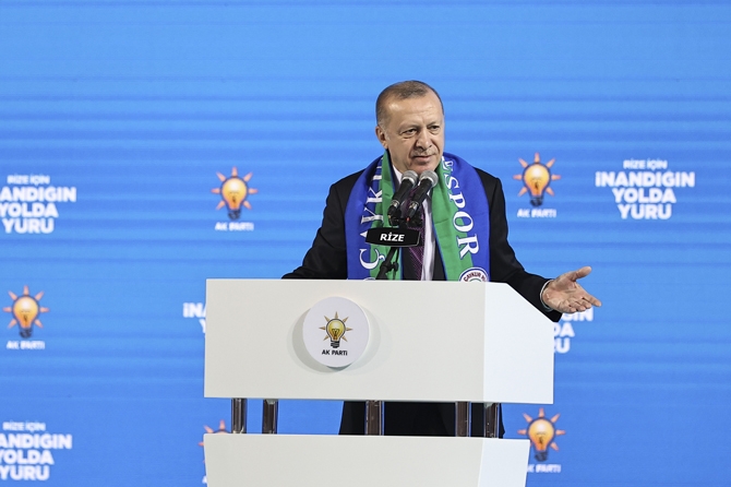 Cumhurbaşkanı Erdoğan AK Parti Rize İl Kongresi'ne Katıldı 45