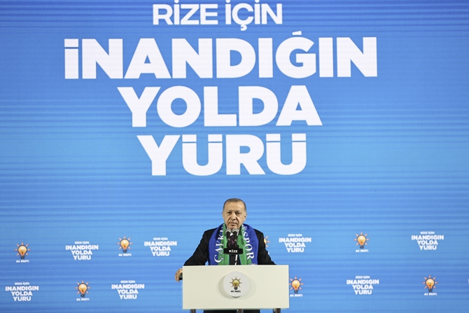 Cumhurbaşkanı Erdoğan AK Parti Rize İl Kongresi'ne Katıldı 46