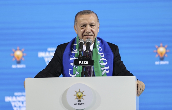 Cumhurbaşkanı Erdoğan AK Parti Rize İl Kongresi'ne Katıldı 47