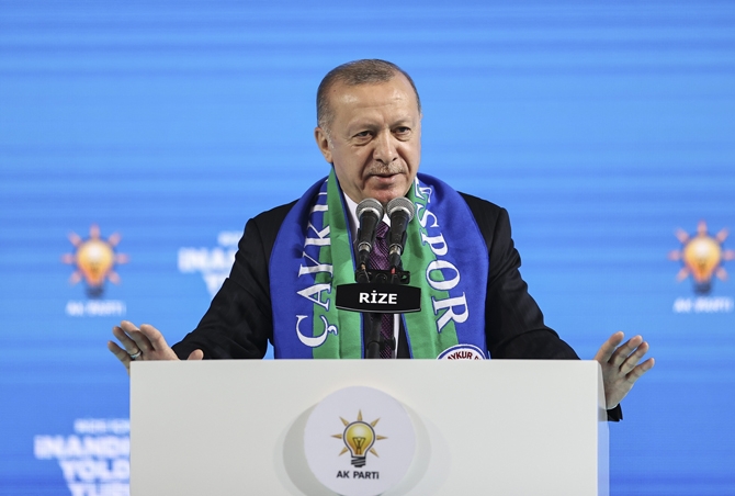 Cumhurbaşkanı Erdoğan AK Parti Rize İl Kongresi'ne Katıldı 48