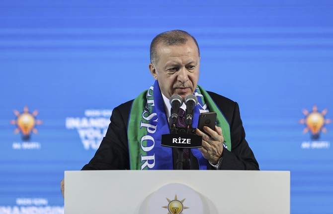 Cumhurbaşkanı Erdoğan AK Parti Rize İl Kongresi'ne Katıldı 54