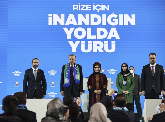Cumhurbaşkanı Erdoğan AK Parti Rize İl Kongresi'ne Katıldı 55