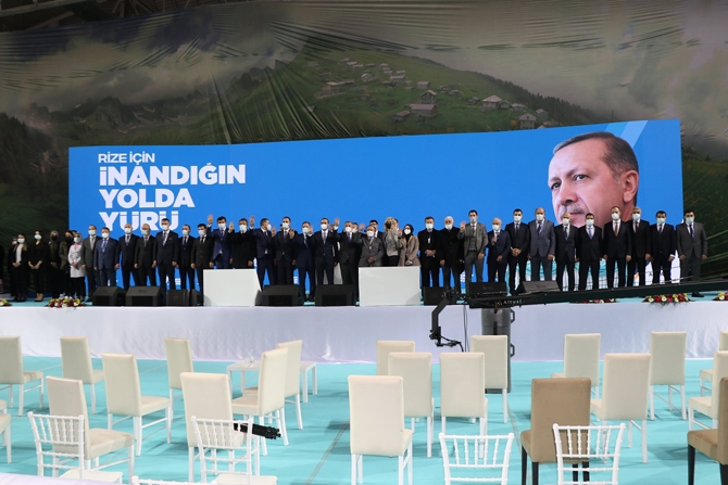 Cumhurbaşkanı Erdoğan AK Parti Rize İl Kongresi'ne Katıldı 59