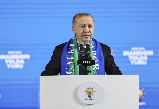 Cumhurbaşkanı Erdoğan AK Parti Rize İl Kongresi'ne Katıldı 6