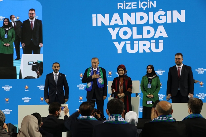 Cumhurbaşkanı Erdoğan AK Parti Rize İl Kongresi'ne Katıldı 61