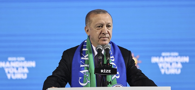 Cumhurbaşkanı Erdoğan AK Parti Rize İl Kongresi'ne Katıldı 64