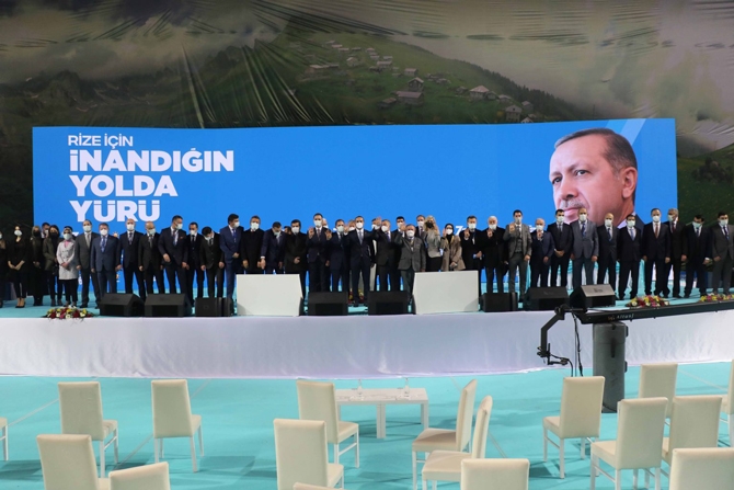 Cumhurbaşkanı Erdoğan AK Parti Rize İl Kongresi'ne Katıldı 66
