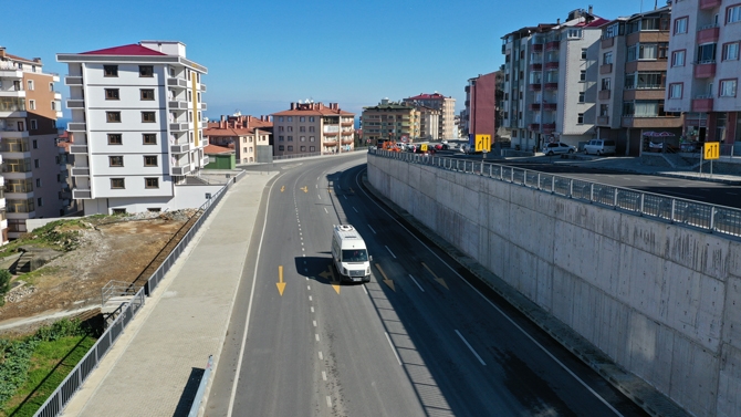Karadeniz Sahil Yolu'nun Trabzon geçişinde trafiği rahatlatacak pro 15