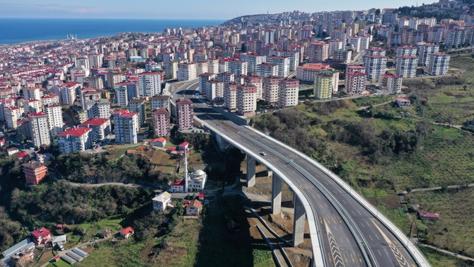 Karadeniz Sahil Yolu'nun Trabzon geçişinde trafiği rahatlatacak pro 2