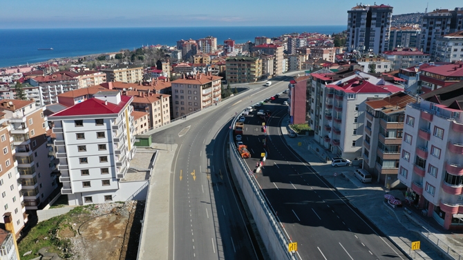 Karadeniz Sahil Yolu'nun Trabzon geçişinde trafiği rahatlatacak pro 9