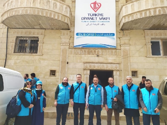 Rize’deki TDV Gönüllüleri İyilik Tohumu Ekmek İçin Gittikleri İdlib’te S 1