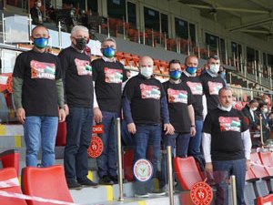 Çaykur Rizespor Yönetimi ve Futbolcularından Filistin’e Destek Mesajı