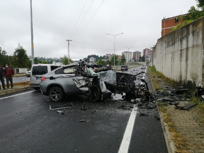 Rize’de Trafik Kazası 1 Ölü, 1 Yaralı 1