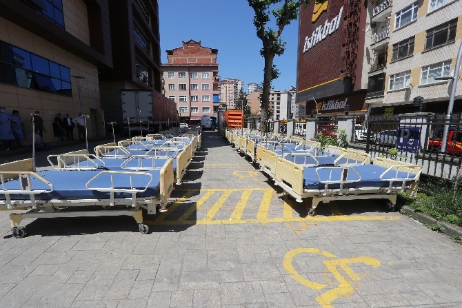 İstanbul İl Sağlık Müdürlüğü Rize’ye 150 adet karyola bağışladı 10