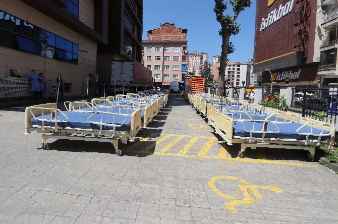 İstanbul İl Sağlık Müdürlüğü Rize’ye 150 adet karyola bağışladı 7