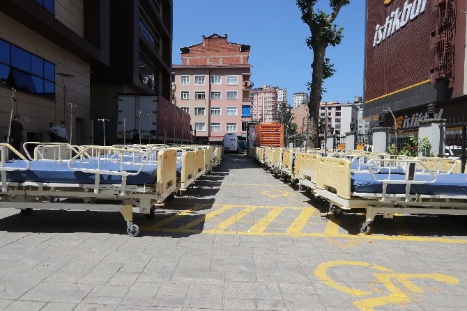 İstanbul İl Sağlık Müdürlüğü Rize’ye 150 adet karyola bağışladı 8
