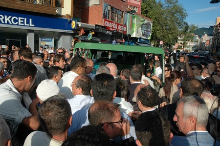 Erdoğan Teyzesi Meliha Er'in Rize'deki Cenaze Törenine Katıldı 116