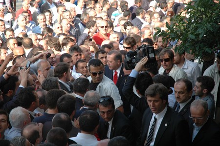 Erdoğan Teyzesi Meliha Er'in Rize'deki Cenaze Törenine Katıldı 15