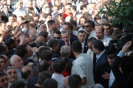 Erdoğan Teyzesi Meliha Er'in Rize'deki Cenaze Törenine Katıldı 16