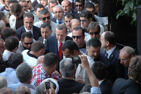 Erdoğan Teyzesi Meliha Er'in Rize'deki Cenaze Törenine Katıldı 19