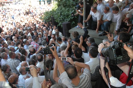 Erdoğan Teyzesi Meliha Er'in Rize'deki Cenaze Törenine Katıldı 20