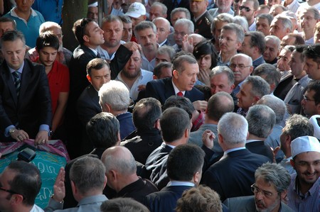 Erdoğan Teyzesi Meliha Er'in Rize'deki Cenaze Törenine Katıldı 41