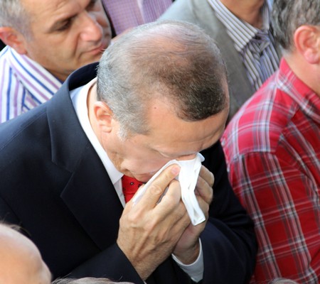 Erdoğan Teyzesi Meliha Er'in Rize'deki Cenaze Törenine Katıldı 46