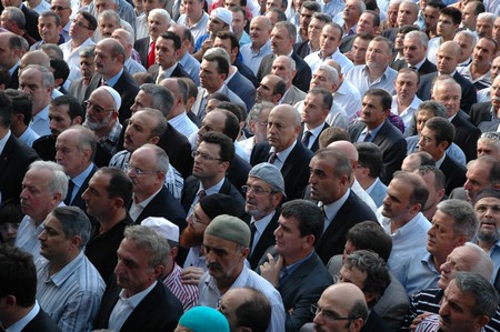 Erdoğan Teyzesi Meliha Er'in Rize'deki Cenaze Törenine Katıldı 67