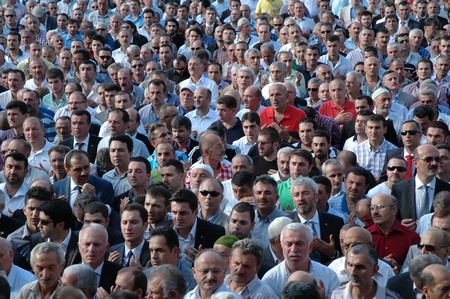 Erdoğan Teyzesi Meliha Er'in Rize'deki Cenaze Törenine Katıldı 81