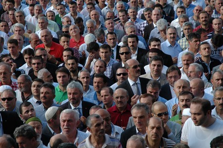 Erdoğan Teyzesi Meliha Er'in Rize'deki Cenaze Törenine Katıldı 85