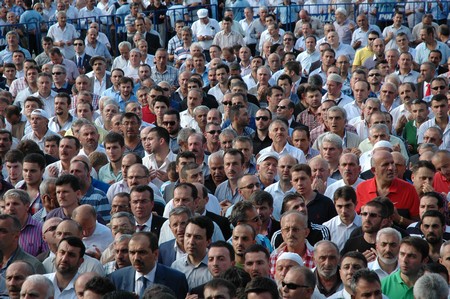 Erdoğan Teyzesi Meliha Er'in Rize'deki Cenaze Törenine Katıldı 90