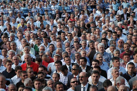 Erdoğan Teyzesi Meliha Er'in Rize'deki Cenaze Törenine Katıldı 91