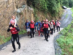 Mahsur kalan 18 kişi Rize AKUT ekiplerince kurtarıldı