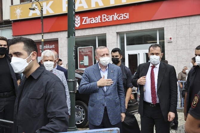 Cumhurbaşkanı Erdoğan Rize'ye Geldi 16